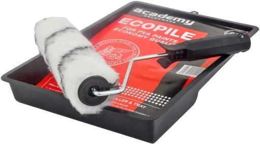 [PRLH2YQPMGRDGFXV] Academy Ecopile Tray With Roller Set Paint Roller (Pack of 1)