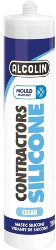 [ADHHFXFKJGHH4TUQ] Alcolin Contractors Silicone Clear Adhesive (260 ml)