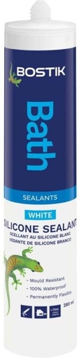 [ADHHFXFK2GDYKNYJ] Bostik Bath Sealant White Adhesive (280 ml)