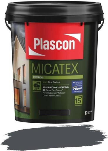 [WNTH7ZAGQ5NR6GH8] Plascon Micatex Subtle Night Subtle Night Emulsion Wall Paint (20 L)