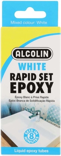 [ADHHFXFKPRDNFKQY] Alcolin Epoxy Liquid Rapid Set White Adhesive (20 ml)