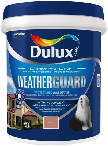 [WNTH7ZAGR2MEHNXH] Dulux Weatherguard Toscana Toscana Emulsion Wall Paint (20 L)