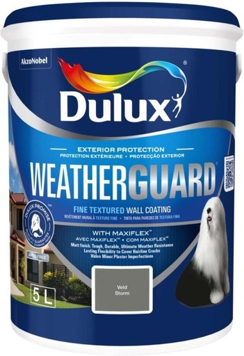 [WNTH7ZAGJAGMUC46] Dulux Weatherguard Veld Storm Veld Storm Emulsion Wall Paint (20 L)