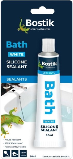 [ADHHFXFHV5HGUHTZ] Bostik Bath Silicone Sealant Adhesive (90 ml)