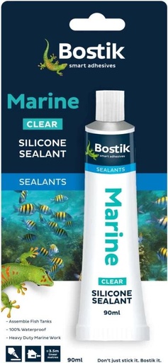 [ADHHFXFHE3NFJTSJ] Bostik Marine Sealant Clear Adhesive (90 ml)