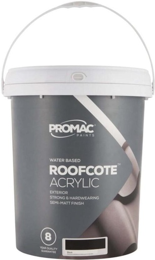 [WNTH7ZAGCMAAFJHA] Promac Promac 20L Easy Coat Roof Black Black Emulsion Wall Paint (20 L)