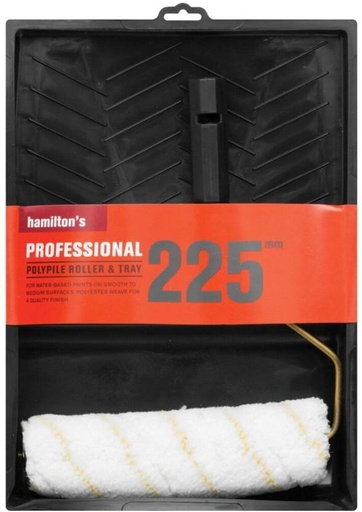 [PRLH2YQPPRVPF8JU] Hamiltons Polypile Tray Set Paint Roller (Pack of 1)