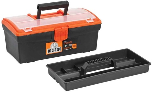 [TBTH27M6NGWNBZEH] Big Jim DH0230-BL Tool Box with Tray