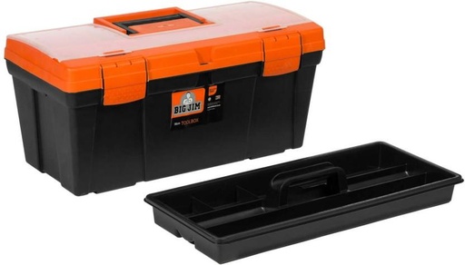 [TBTH27M6QFVAG3TG] Big Jim DH0240-BL Tool Box with Tray