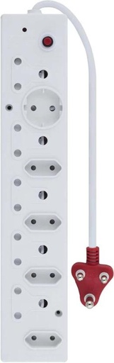 [EPGH7RXGGPZP8BK2] Selectrix 10-Way Surge Multiplug Power Plug (White)
