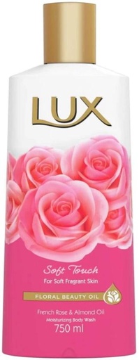 [BDWHFTE9PD7G8FPA] Lux Soft Touch Moisturizing Body Wash Body Wash (5 x 3750 ml)