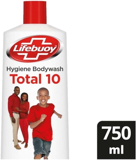 [BDWHFTE9QNFMC5UU] Lifebuoy Total 10 Hygiene Body Wash Body Wash (5 x 750 ml)
