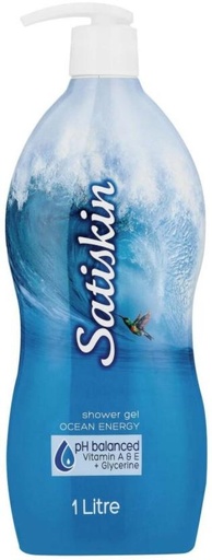 [BDWHFTE92ZSZMYVG] Satiskin Ocean Energy Shower Gel Body Wash (6 x 1 L)