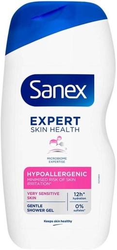 [BDWHFTE9Y8Y9FYGJ] Sanex Expert Skin Health Hypoallergenic Shower Gel Body Wash (6 x 3000 ml)