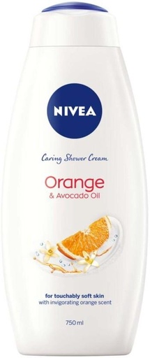[BDWHFTE92XESWGW9] Nivea Orange & Avocado Oil Caring Shower Cream Body Wash (12 x 750 ml)