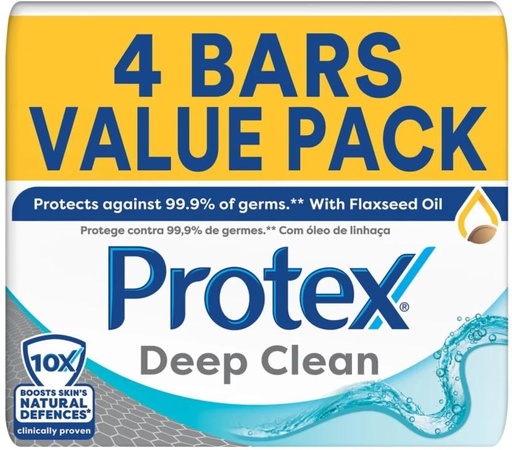 [SOAH2BQ3WTG5GSZW] Protex Deep Clean Anti Germ Bar Soap Deep Clean (150 g)