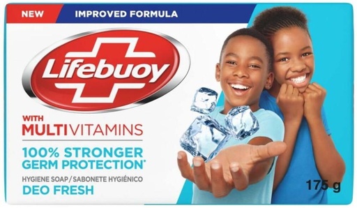 [SOAH2BQ6Z4JH2G9K] Lifebuoy 100% Stronger Germ Protection Deofresh (175 g)