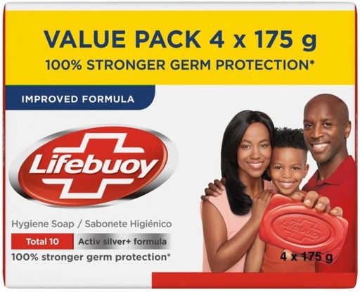 [SOAH9K2Y7GJ9NTXH] Lifebuoy 100% Stronger Germ Protection Regular (64 x 175 g)