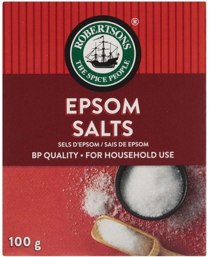 [BSLH29ERFSJ3VNCF] Robertsons Epsom Salt (100 g)