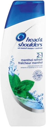 [SHPH4ZE9GCGHZQJR] Head & Shoulders Menthol refresh Antidandruff Shampoo Shampoo (400 ml)
