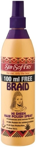 [HSYH226H64M8HGHV] Sta Sof Braid - Hi Sheen Polish Spray All Hair Types (350 ml)