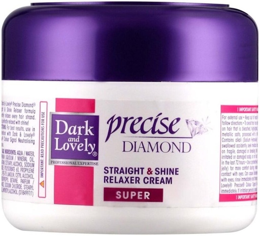 [HSYH3YJKN5FFHFFJ] D&L Precise Diamond Super Straight & Shine Relaxer Cream All Hair Types (250 ml)