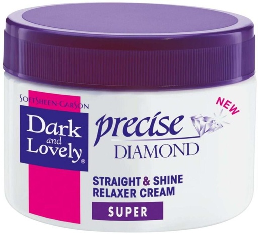 [HSYH3YJK77QYBH5G] D&L Precise Diamond Super Straight & Shine Relaxer Cream All Hair Types (125 ml)