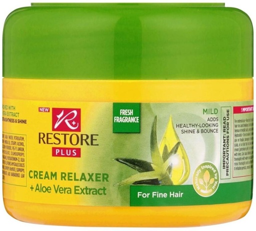 [HSYH3YJK78TY9FPE] Restore Plus Healthy Looking Shine & Bounce Relaxer All Hair Types (250 ml)