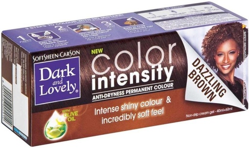 [HCUH2YY5BZQ3X8AS] Dark & Lovely Anti-Dryness Permanent Hair Colour , Brown