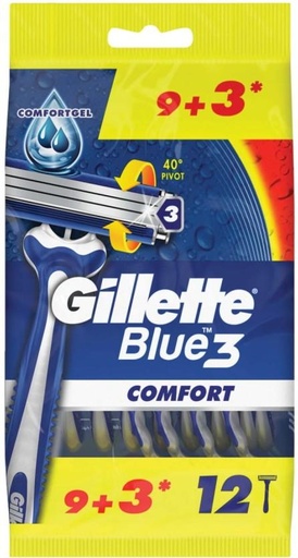 [SRZH2YXQZWQU34SR] Gillette Blue 3 Comfort Men