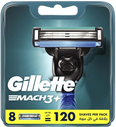 [SVCH22Y2HHEPBFS5] Gillette Mach 3 Cartridges 8'S Shaving Cartridge