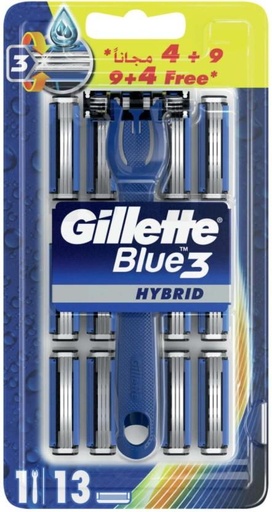 [SRZH2YXQKVYHAEXP] Gillette Blue 3 Hybrid Men