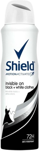 [DEOHFRWAHHDCACDY] Shield Motion Activated Deodorant Spray  -  For Women (900 ml, Pack of 6)