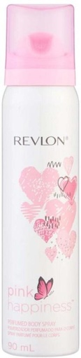 [DEOHFRVUEHZYXYVM] Revlon Pink Happiness Body Spray  -  For Women (90 ml, Pack of 6)