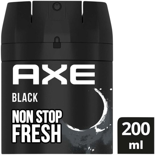 [DEOHFRWAX3QQY95D] Axe Black Deodorant Spray  -  For Men (200 ml, Pack of 6)