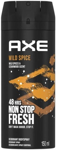 [DEOHFRWA8UFGGEPF] Axe Deodorant Wild Spice Deodorant Spray  -  For Men (150 ml, Pack of 6)