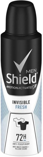 [DEOHFRWAZM2YMPHS] Shield Motion Activated Invisible Fresh Deodorant Spray  -  For Men (900 ml, Pack of 6)