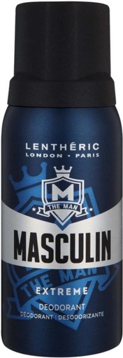 [DEOH6BC3HR6WUTYG] Lentheric Masculin Extreme Deodorant Spray  -  For Men (150 ml, Pack of 6)