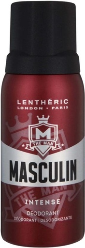 [DEOHFRWAFDSSYZZA] Lentheric Masculine Intense Deodorant Spray  -  For Men (150 ml, Pack of 6)