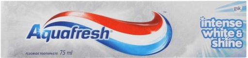 [TPAHFQQBEB8MY36E] Aquafresh Intense White and Shine Toothpaste (75 ml, Pack of 1)