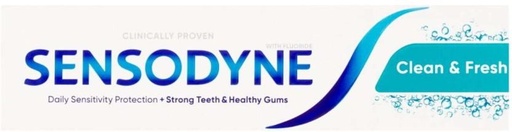 [TPAHFQQBUGAZHTPX] Sensodyne Clean and Fresh Toothpaste (75 ml, Pack of 12)