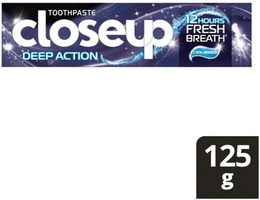 [TPAH7Z6AYGHCBHWY] Close-up Deep Action Cool Breeze Toothpaste (125 g, Pack of 6)
