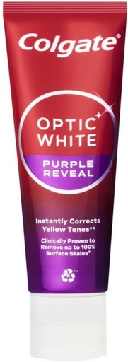 [TPAHDQ5PACKVZHYF] Colgate Optic White Purple Reveal Toothpaste Toothpaste (75 ml, Pack of 1)