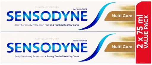 [TPAHFQQB3FKFEFGQ] Sensodyne Multi Care Toothpaste (75 ml, Pack of 84)