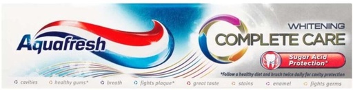 [TPAHFQQBVZPPVBKD] Aquafresh Complete Care Whitening Toothpaste (75 ml, Pack of 12)