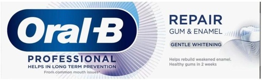 [TPAHFQQBSBMZHE7X] Oral-B Repair Gum & Enamel Gentle Whitening Toothpaste (75 ml, Pack of 12)