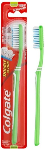 [TBUH4ZRUHSZGPD6N] Colgate Double Action Extra Soft Toothbrush