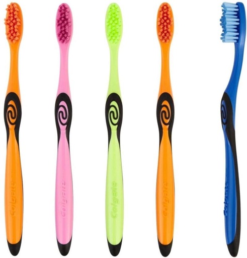 [TBUH2YYFUUTFPYTU] Colgate Colours Toothbrush Medium Toothbrush