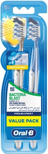 [TBUH2YYFGHGPACAZ] Oral-B Bcteria Toothbrush Medium Toothbrush