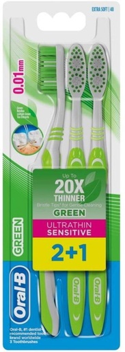 [TBUH2YYFGUAZV9T5] Oral-B Ultra ThinToothbrush Extra Soft Toothbrush